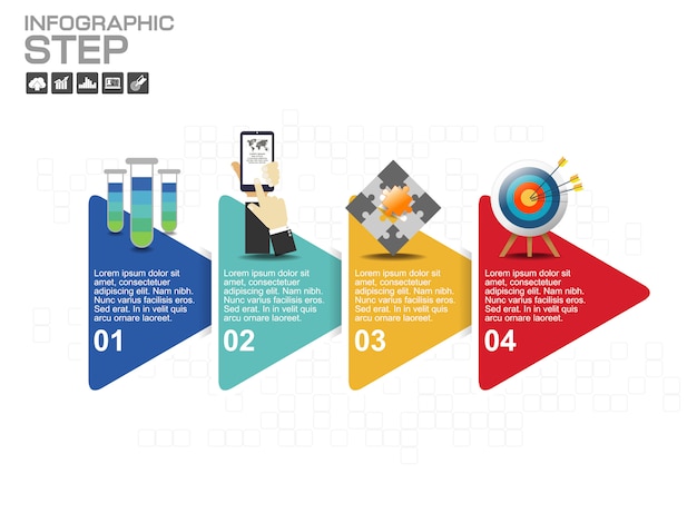 Szablon Projektu Infografiki Osi Czasu