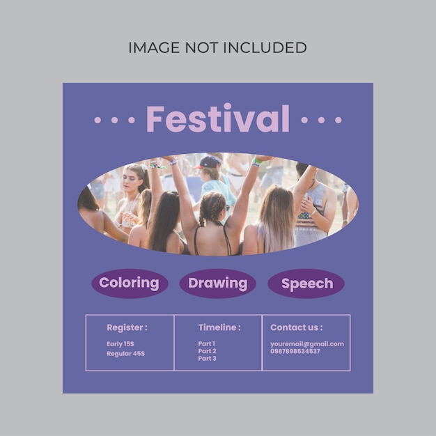 Szablon Projektu Instagram Festiwalu