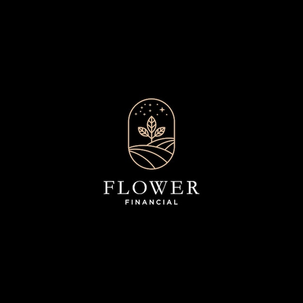 Szablon Projektu Kwiatowego Logo
