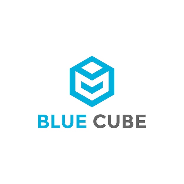 Szablon Projektu Logo Blue Cube