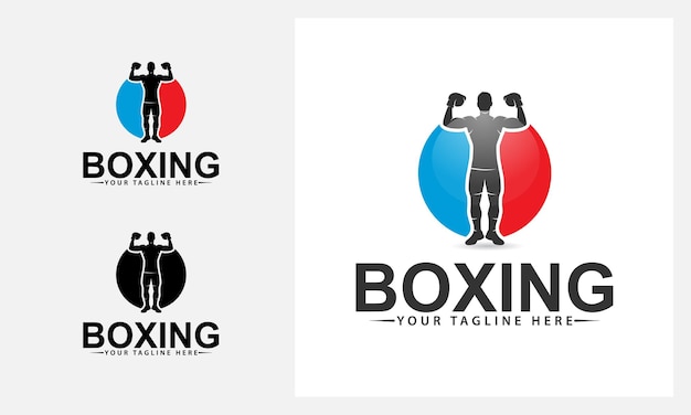 szablon projektu logo boksu