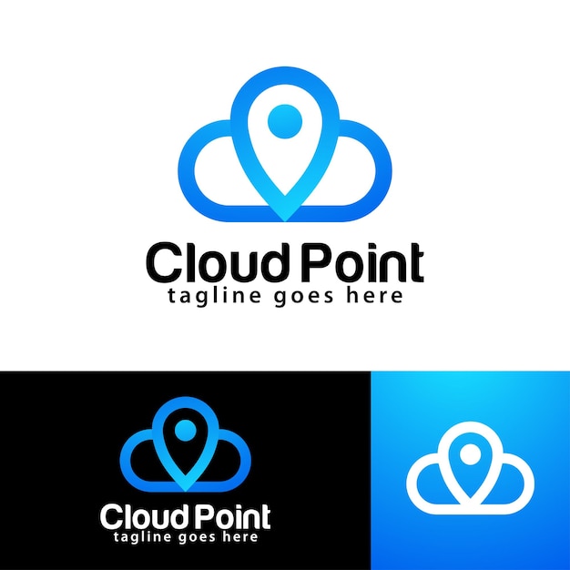 Szablon Projektu Logo Cloud Point