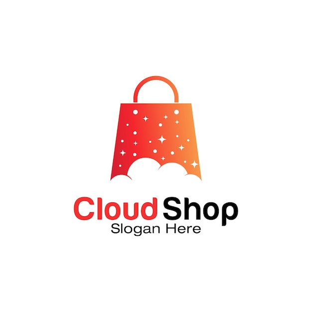 Szablon Projektu Logo Cloud Shop