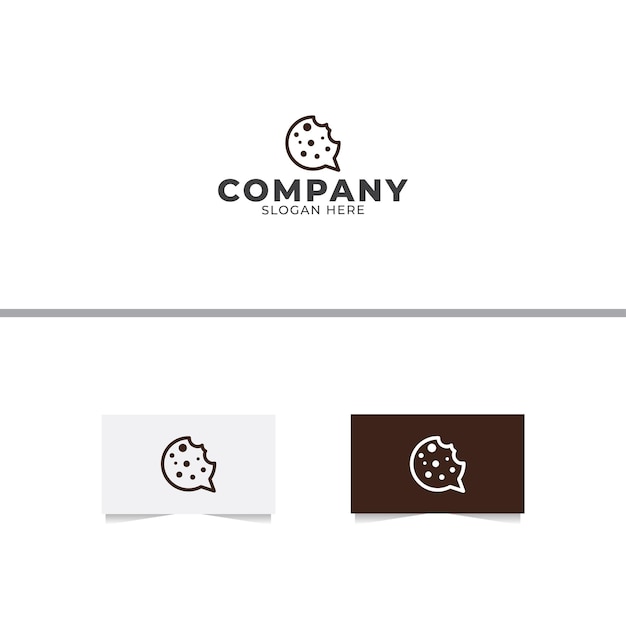 Szablon Projektu Logo Czatu Cookie
