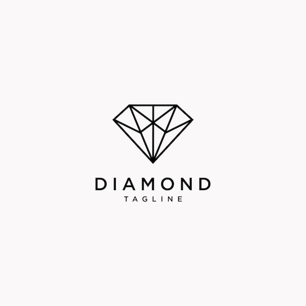 Szablon Projektu Logo Diamentu