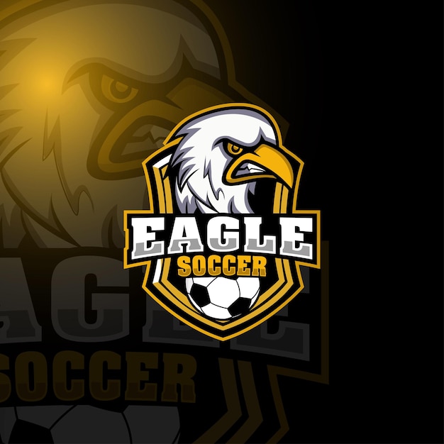 Szablon Projektu Logo E-sportu Eagle
