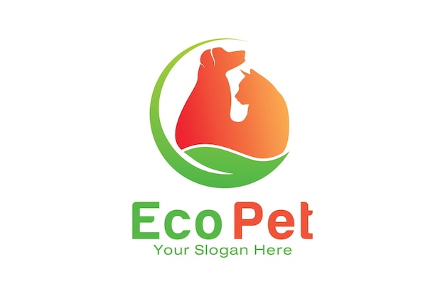 Szablon Projektu Logo Eco Pet