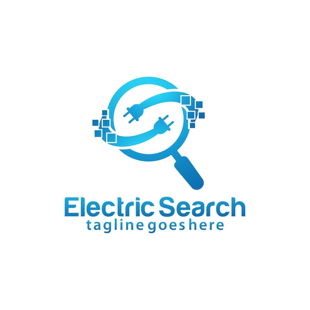 Szablon Projektu Logo Electric Search