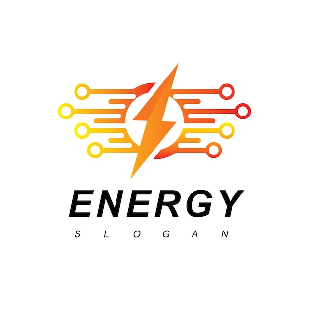 Szablon Projektu Logo Elektrycznego Za Pomocą Symbolu śruby I Technologii