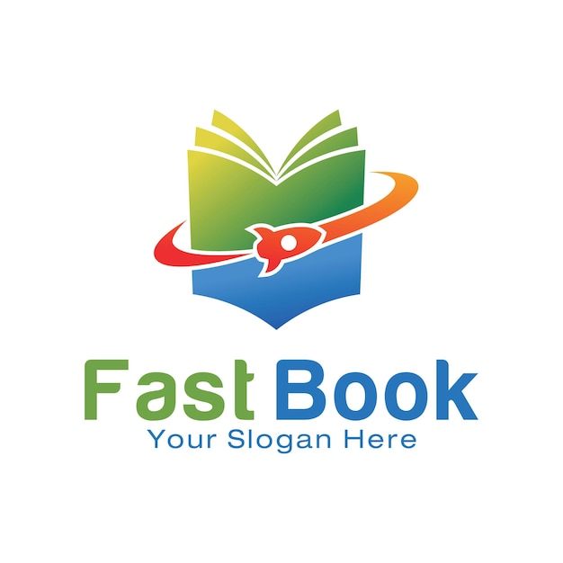 Szablon Projektu Logo Fast Book