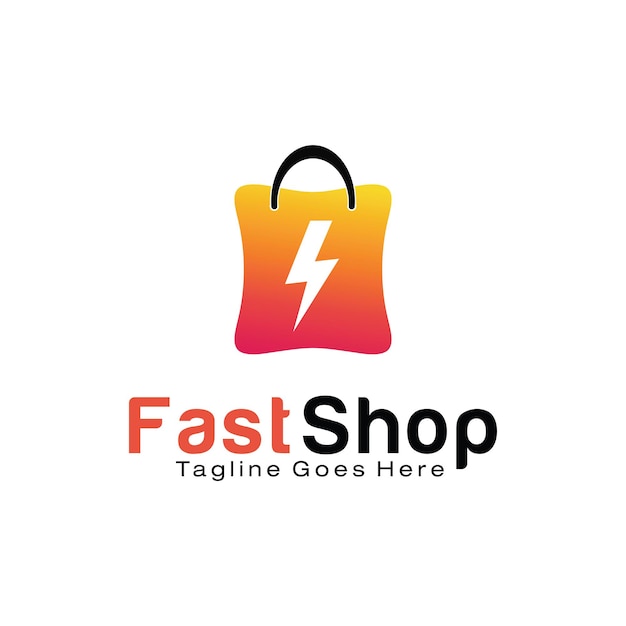 Szablon Projektu Logo Fast Shop