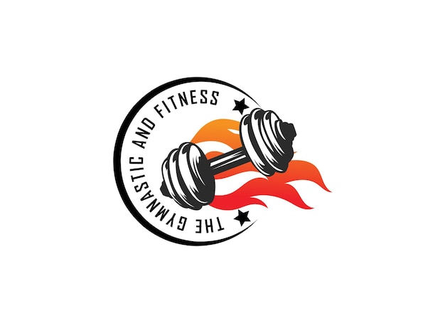 Szablon Projektu Logo Fitness I Siłowni.