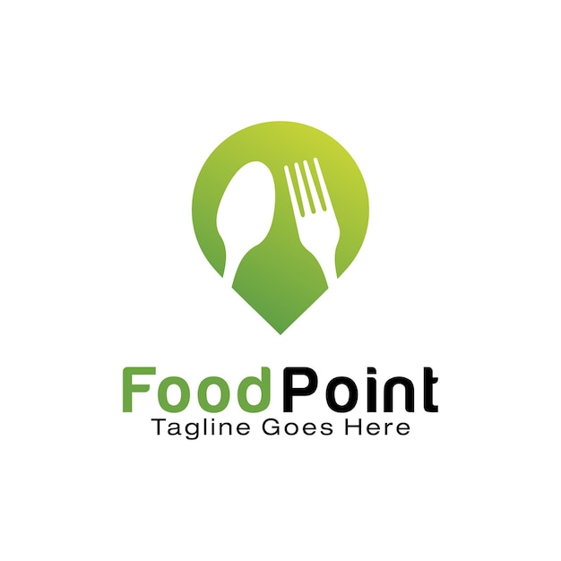 Szablon Projektu Logo Food Point
