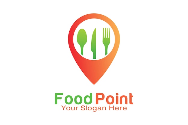 Szablon Projektu Logo Food Point