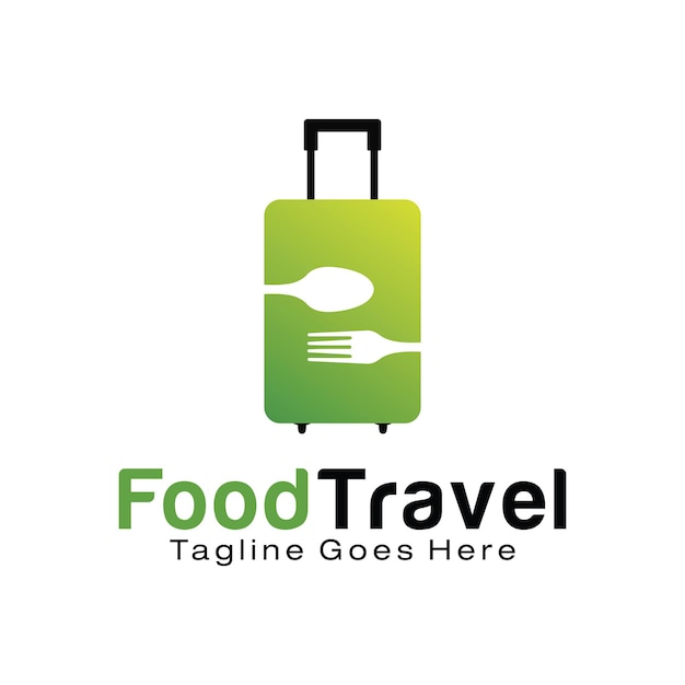 Szablon Projektu Logo Food Travel