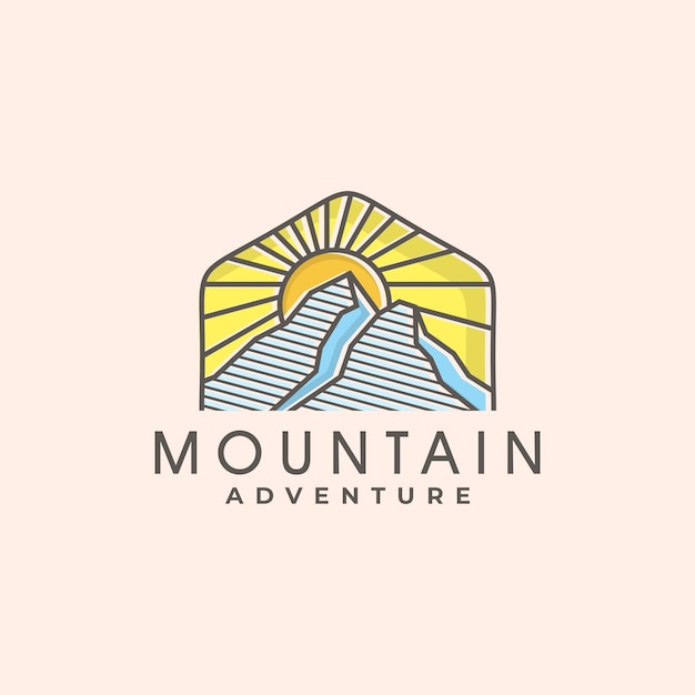 Szablon Projektu Logo Góry