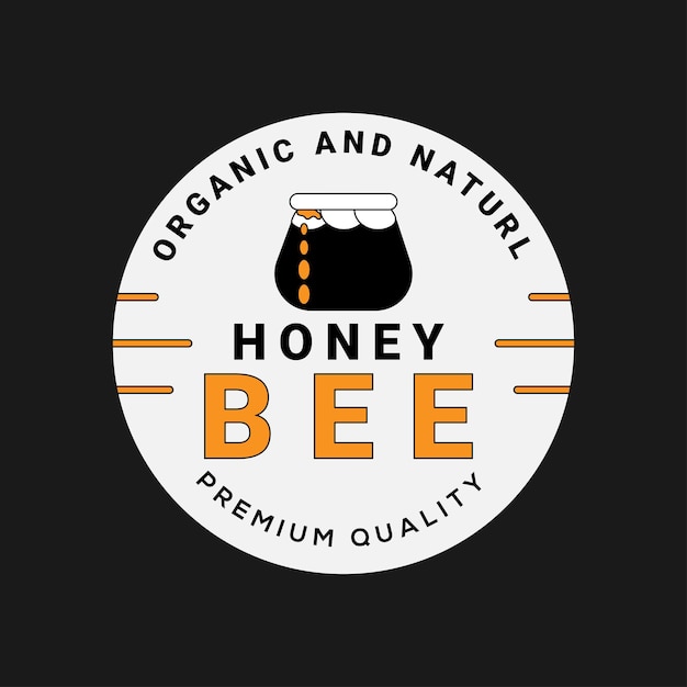 Szablon Projektu Logo Honey Bee