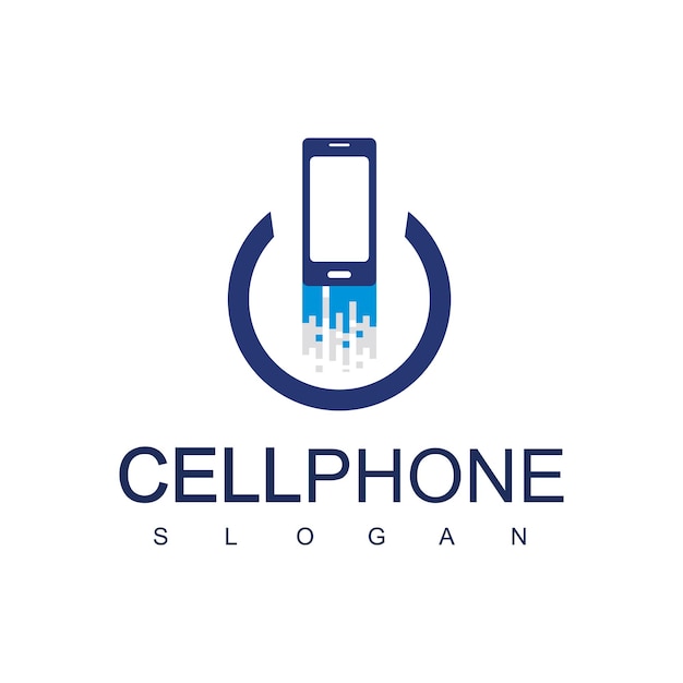 Szablon Projektu Logo Inteligentnego Telefonu