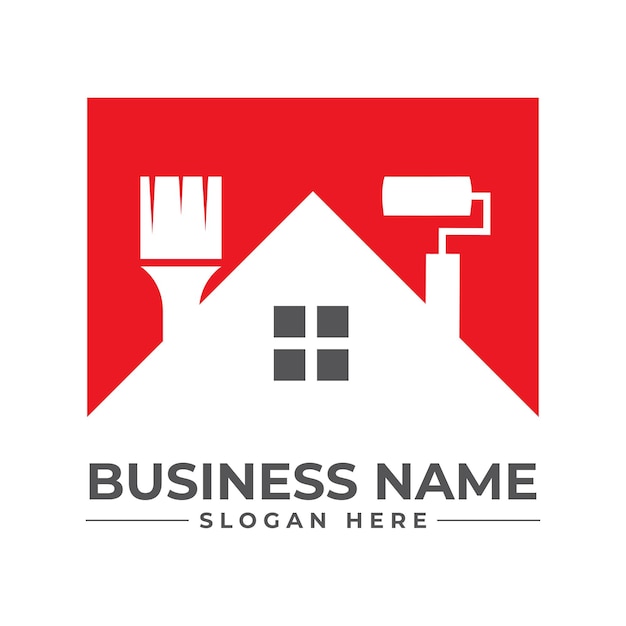 Szablon Projektu Logo Kreatywnej Koncepcji Budowy Domu I Logo Naprawy Domu