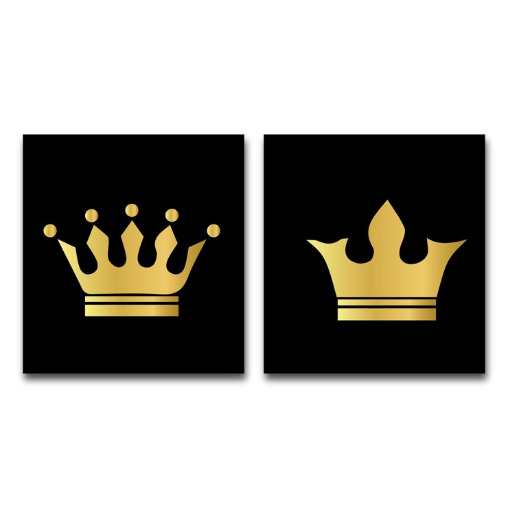 Szablon projektu logo kreatywnej korony