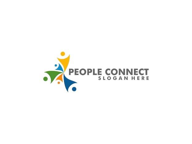 Szablon Projektu Logo Kreatywnych Ludzi Społeczne Logo Wektor