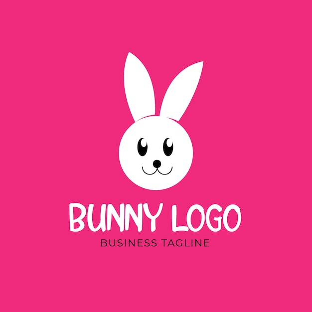 szablon projektu logo króliczka