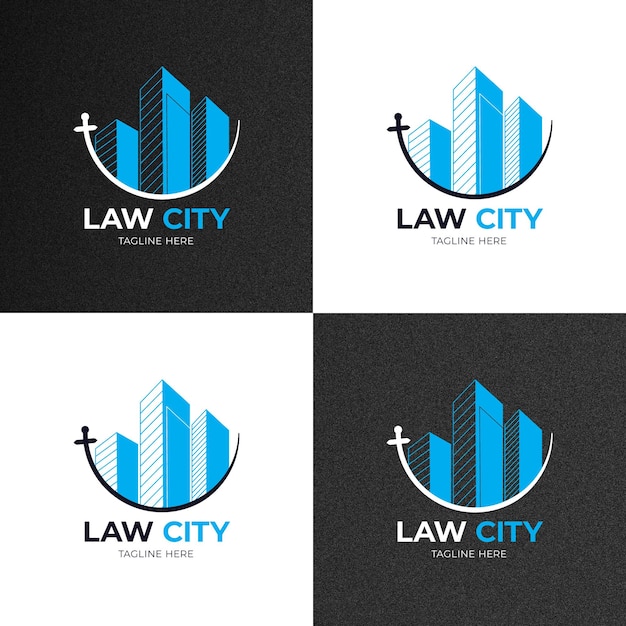 Szablon projektu logo Law City