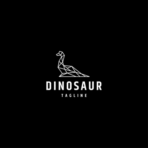 Szablon Projektu Logo Linii Dinozaurów