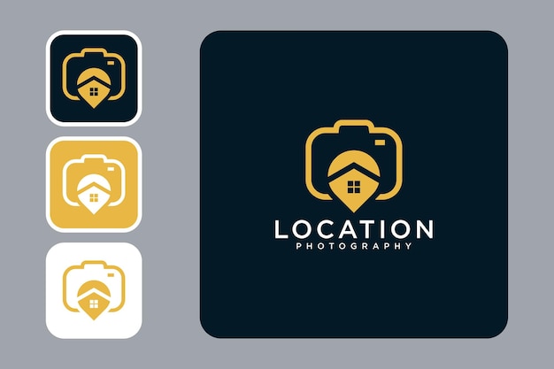Szablon Projektu Logo Lokalizacji Kamery