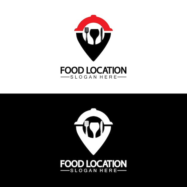 Szablon Projektu Logo Lokalizacji żywności