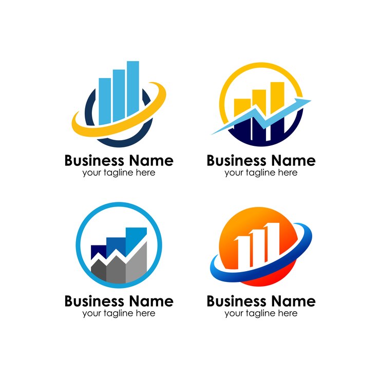 Wektor szablon projektu logo marketing biznesowy