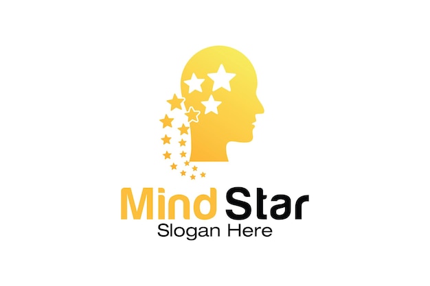 Szablon Projektu Logo Mind Star