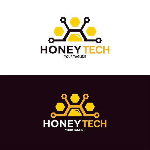 Szablon Projektu Logo Miodu Tech