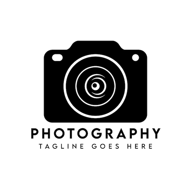 Szablon Projektu Logo Nowoczesnego Aparatu Fotograficznego