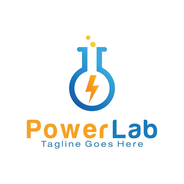 Szablon Projektu Logo Power Lab