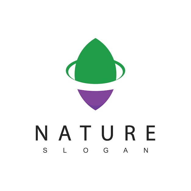 Szablon Projektu Logo Przyrody Koncepcja Urody Za Pomocą Ikony Liścia Do Pielęgnacji Skóry I Kosmetyków Spa