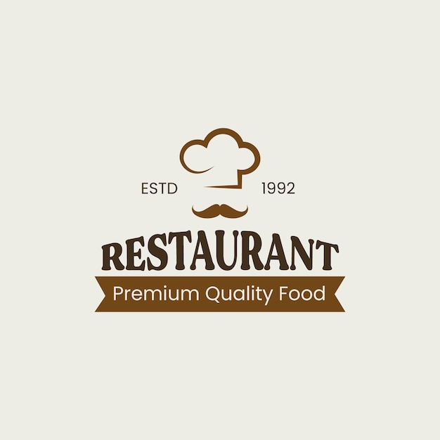 Szablon Projektu Logo Rocznika Restauracji