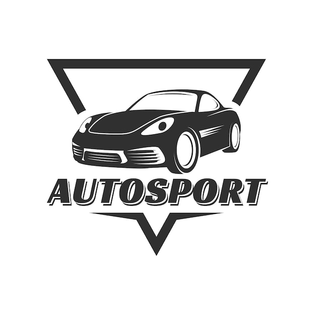 Szablon Projektu Logo Samochodu Autosport