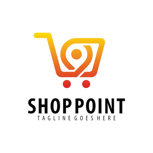 Szablon Projektu Logo Shop Point