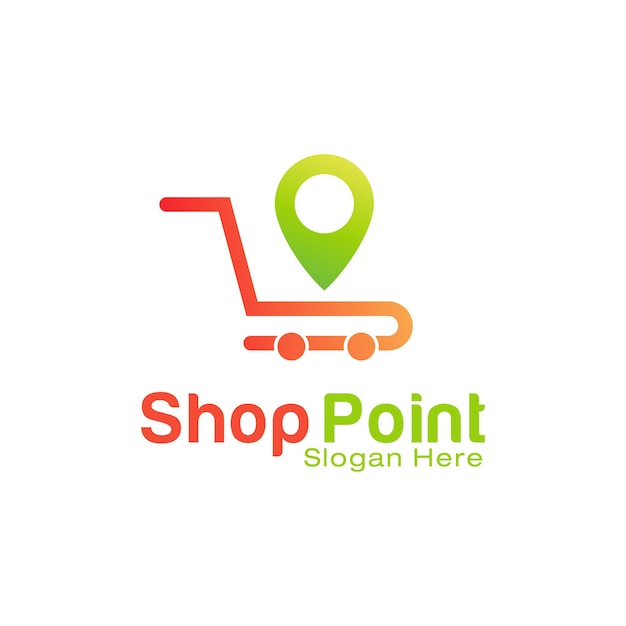 Szablon Projektu Logo Shop Point