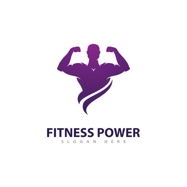 Szablon Projektu Logo Siłowni Fitness Club Kreatywne Symbole