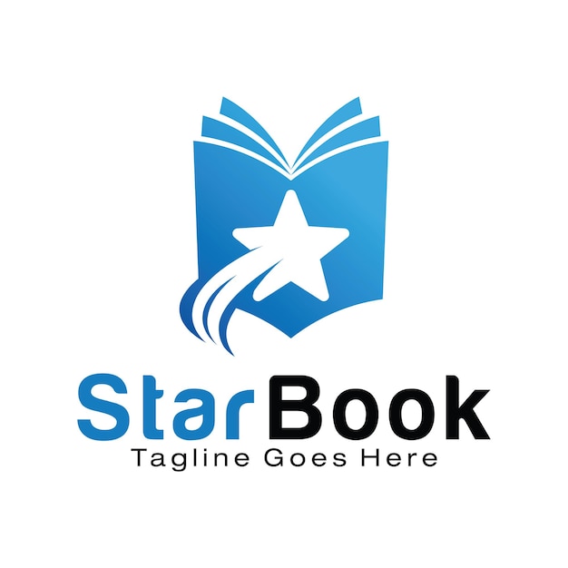 Szablon Projektu Logo Star Book