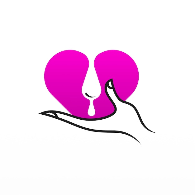 Plik wektorowy szablon projektu logo strony charytatywnej