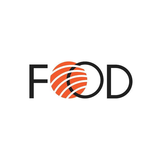 Szablon Projektu Logo Sushi Ikona Japońskiego Jedzenia