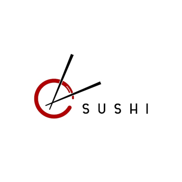 Szablon Projektu Logo Sushi