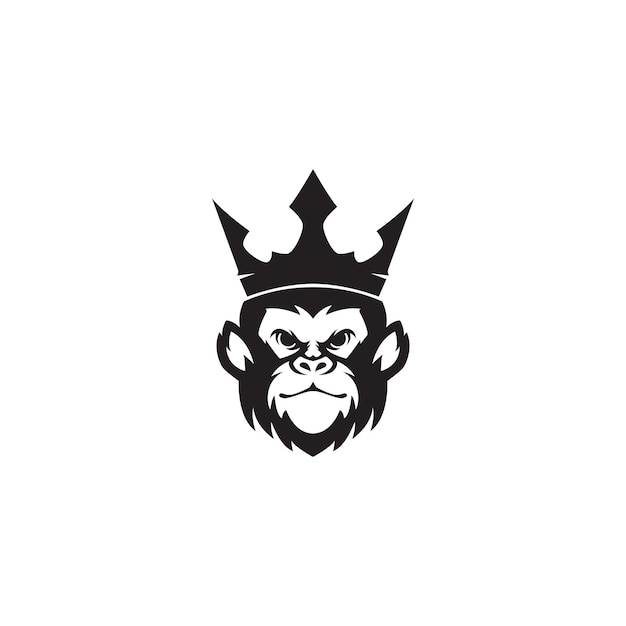 Szablon Projektu Logo Sylwetka Małpy