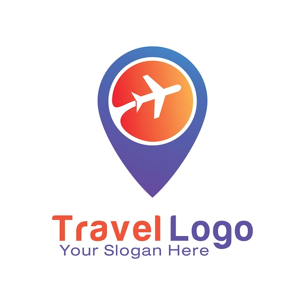 Szablon projektu logo Travel Center