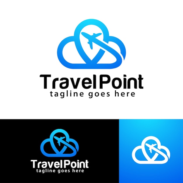 Szablon Projektu Logo Travel Point