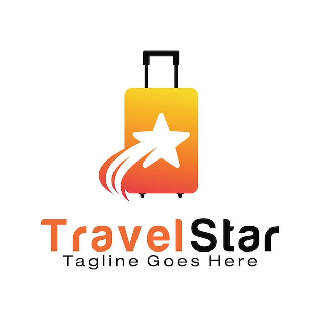 Szablon Projektu Logo Travel Star