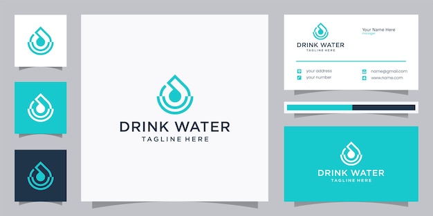 Szablon Projektu Logo Upuść Wodę